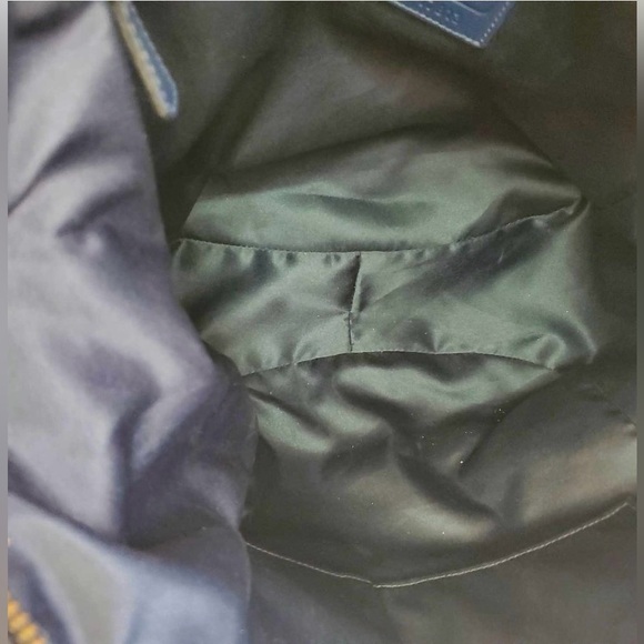 RARE COACH CHELSEA BOUCLE EMERSON TWEED AND WOOL BLEND BAG WITH LEATHER STRAPS - Picture 11 of 13